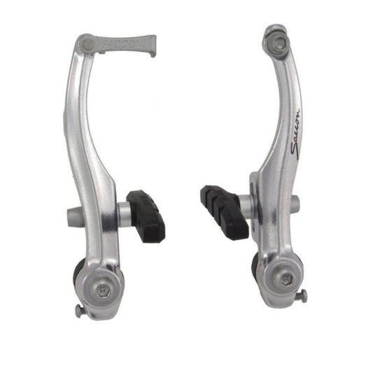 Brake shoes h110 2x90 silver straight spring
