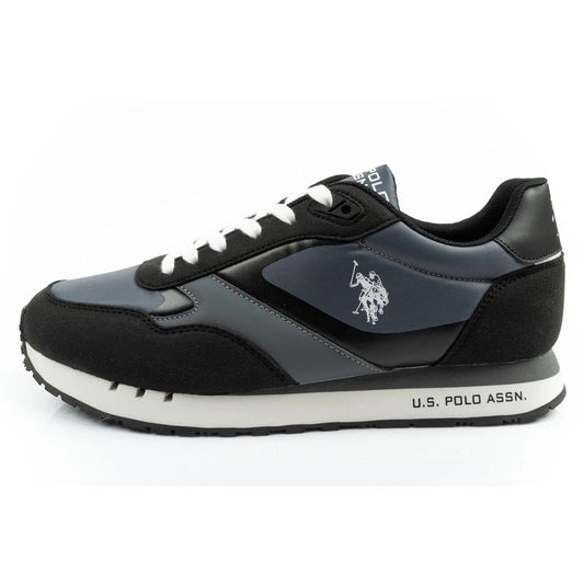 US Polo Assn sports shoes sneakers men's fashionable comfortable gray