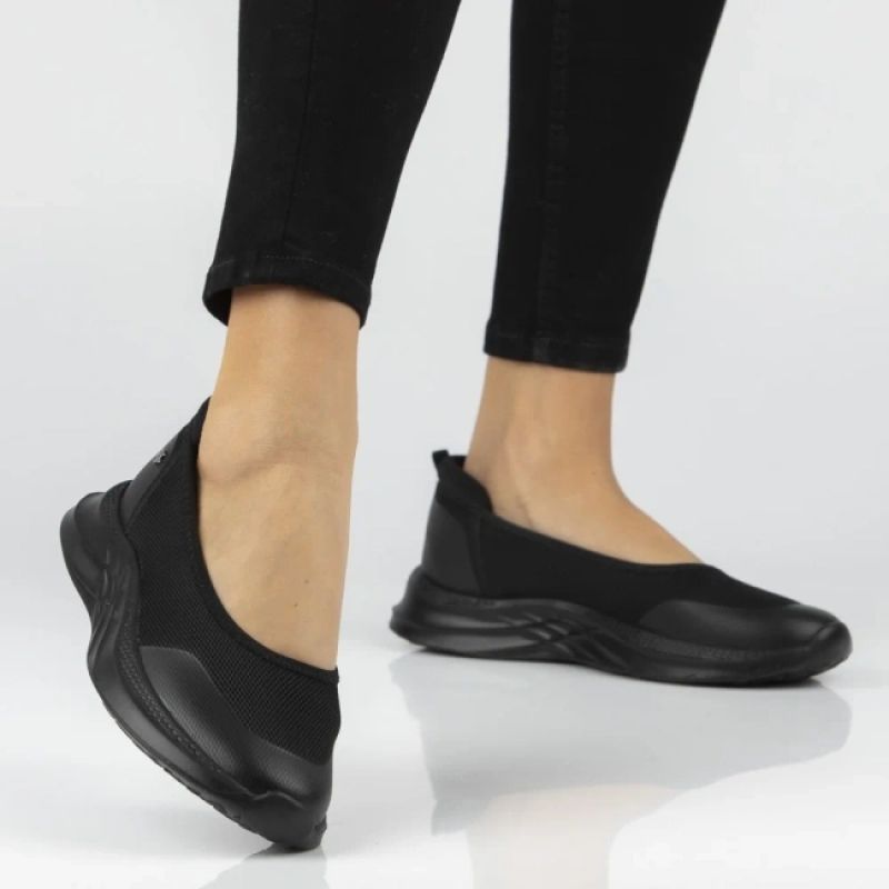 Black Filippo DP7599 textile platform shoes
