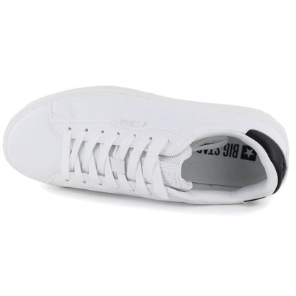 Men's eco-leather sports shoes, white, Big Star TT174331