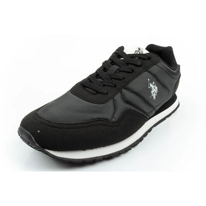 US Polo Assn sports shoes sneakers men's fashionable comfortable black