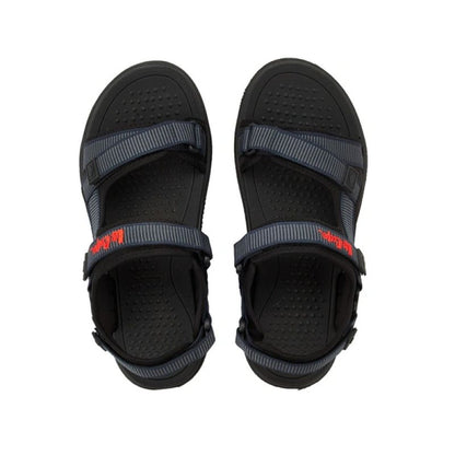 Lee Cooper men's shoes velcro sandals for summer beach light blue black