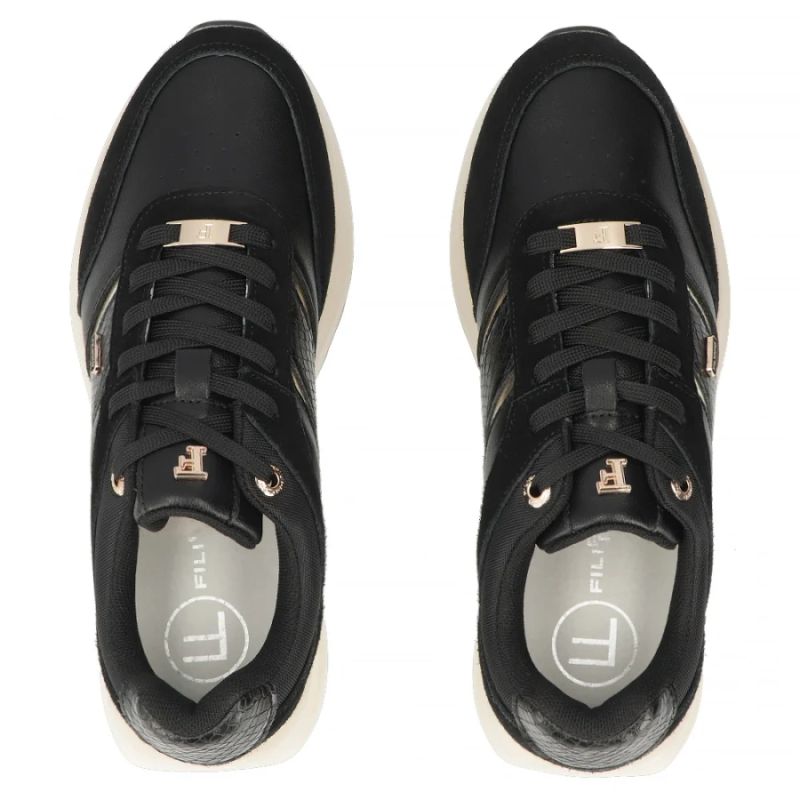 Women's leather shoes, sneakers, black Filippo DP7772