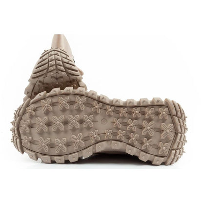 Lee Cooper women's winter trekking sports shoes, insulated, beige, natural leather