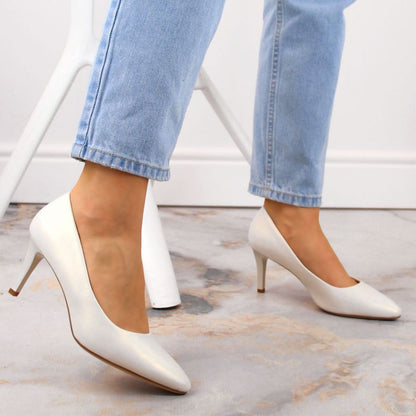 Sergio Leone W SK414D pearl high heels