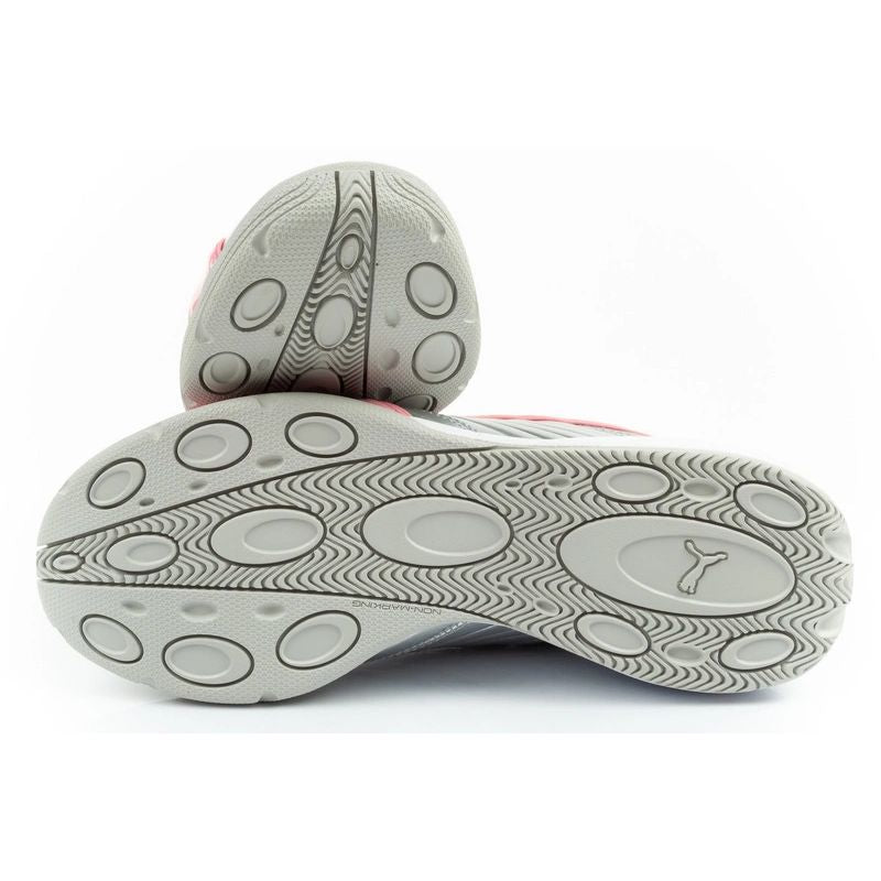 Puma sports shoes sneakers youth V-S2 Goalgetter fashionable silver