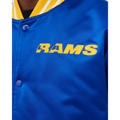 Mitchell & Ness NFL Heavyweight Satin Jacket Los Angeles Rams M OJBF3413-LARYYPPPROYA