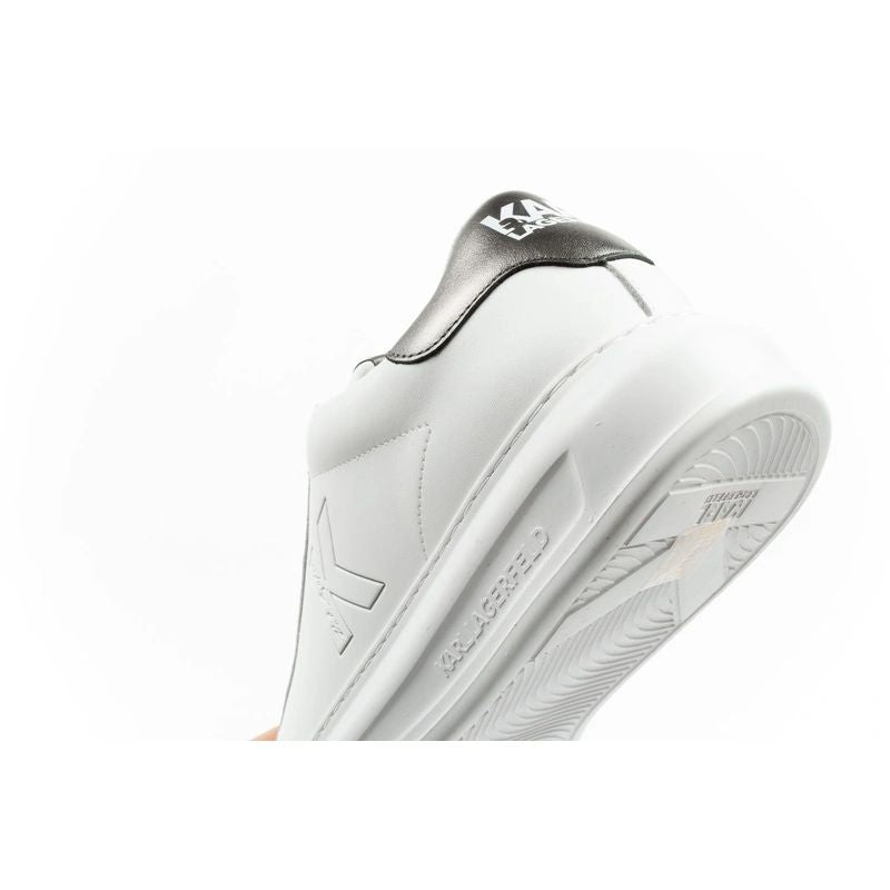 Karl Lagerfeld men's shoes sneakers Kapri natural leather white