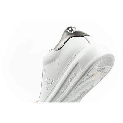 Karl Lagerfeld men's shoes sneakers Kapri natural leather white