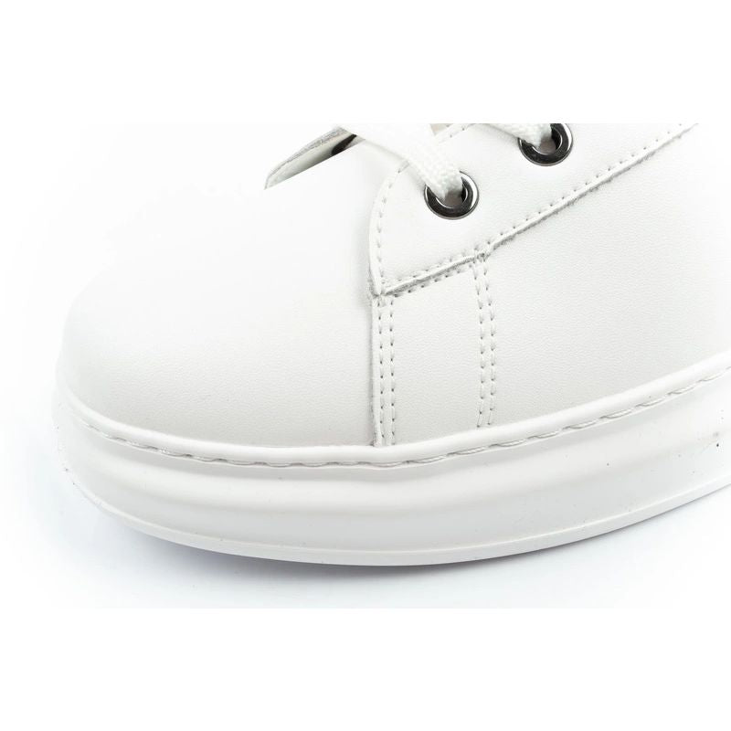 Karl Lagerfeld men's shoes sneakers Kapri natural leather white