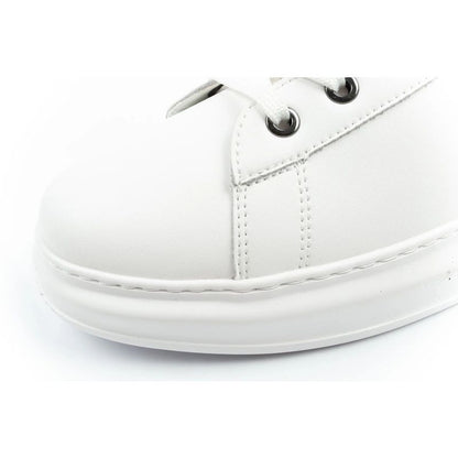 Karl Lagerfeld men's shoes sneakers Kapri natural leather white