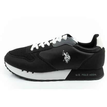US Polo Assn sports shoes sneakers men's fashionable comfortable black