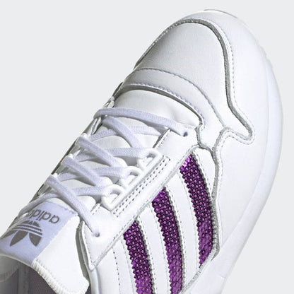 Adidas Originals ZX 500 Cloud White/Shock Purple women's shoes - G55663