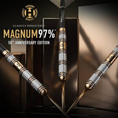 Harrows Magnum 97% 50th Anniversary Edition steeltip darts