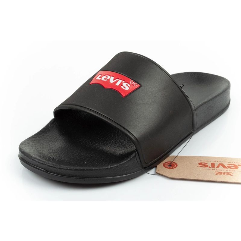Levi's women's sports slippers comfortable fashionable black shoes