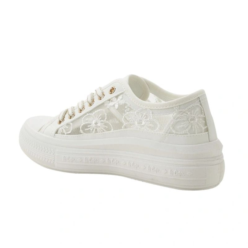 Lee Cooper women's sports shoes sneakers white platform lace