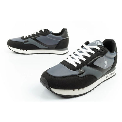 US Polo Assn sports shoes sneakers men's fashionable comfortable gray