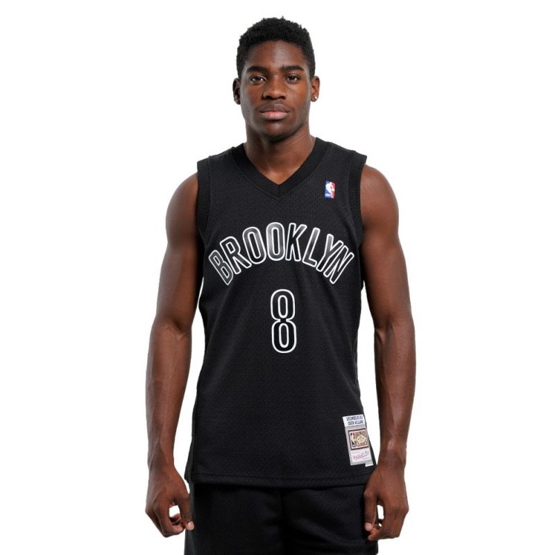 Mitchell & Ness NBA Swingman Brooklyn Nets Deron Williams T-shirt M SMJY6513-BNE12DWMBLCK