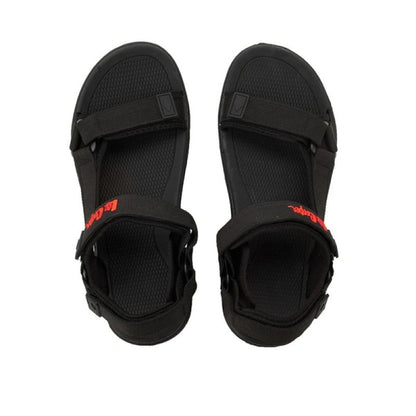 Lee Cooper men's shoes with velcro straps for summer beach sandals, lightweight black