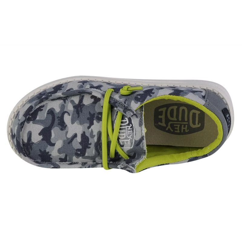 Hey Dude Wally Youth Camodino Jr 40043-425 shoes