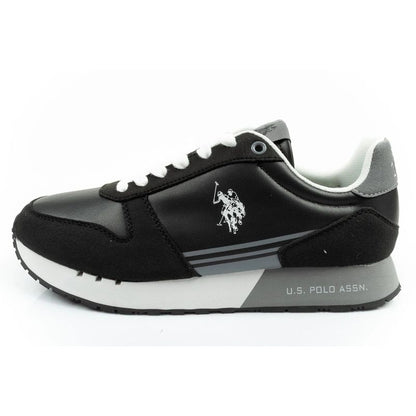US Polo Assn sports shoes sneakers men's fashionable comfortable black