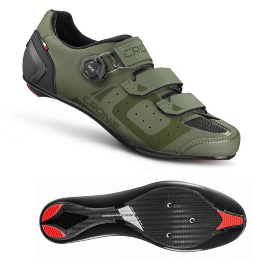 CRONO CR-3-22 road shoes green 45 composite