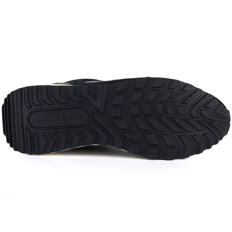 Men's black leather sports shoes Mcrthur MA254