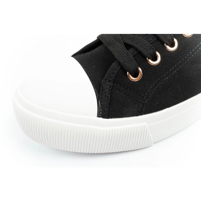 Lee Cooper women's sports shoes fabric sneakers stylish black