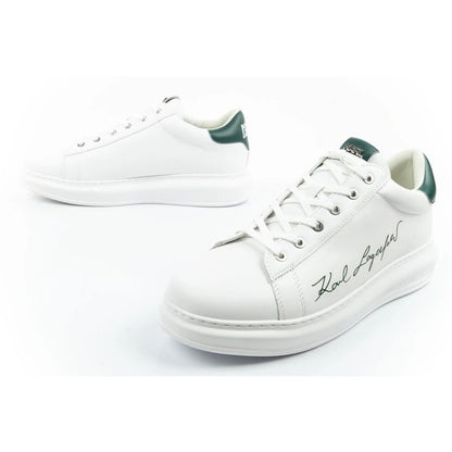 Karl Lagerfeld men's shoes sneakers Kapri natural leather white