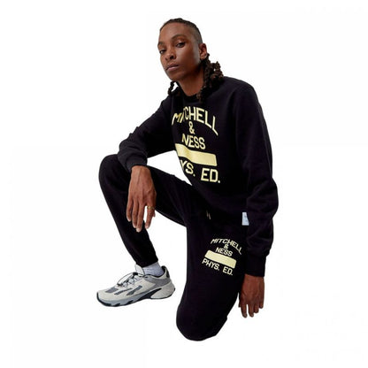 Mitchell & Ness Branded Fashion Graphic Sweatpants M PSWP5533-MNNYYPPPBLCK