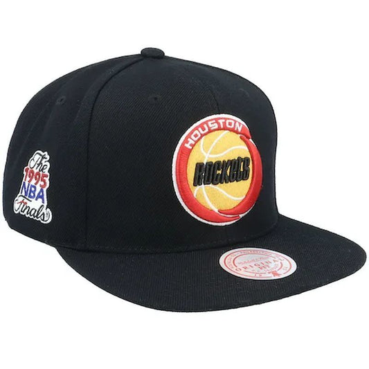 Mitchell & Ness NBA Houston Rockets Top Spot Snapback Hwc Rockets Cap HHSS2976-HROYYPPPBLCK