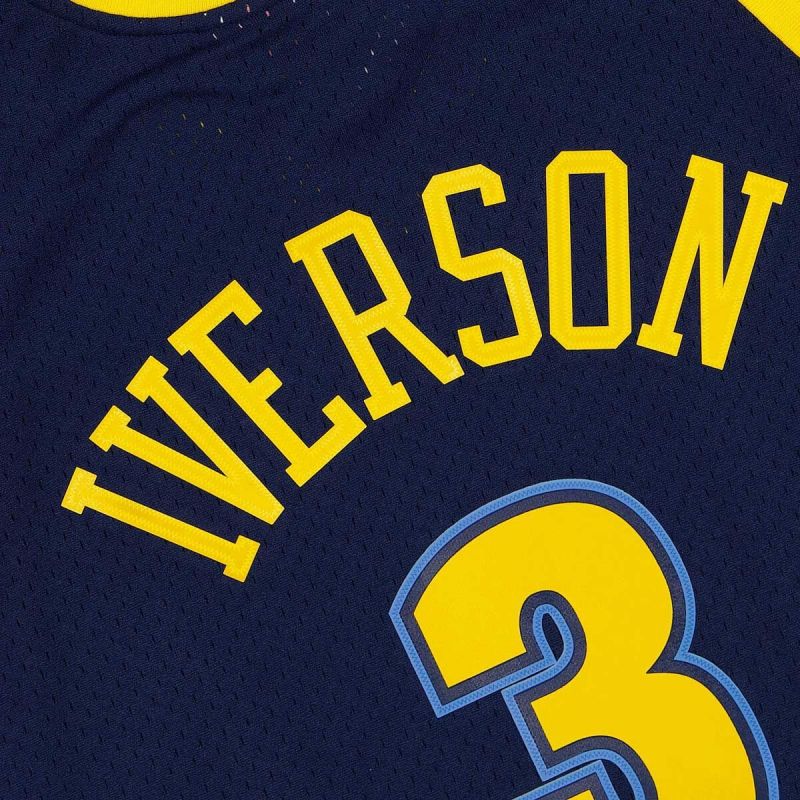 Mitchell & Ness NBA Swingman Denver Nuggets Allen Iverson T-shirt SMJY4205-DNU06AIVASBL