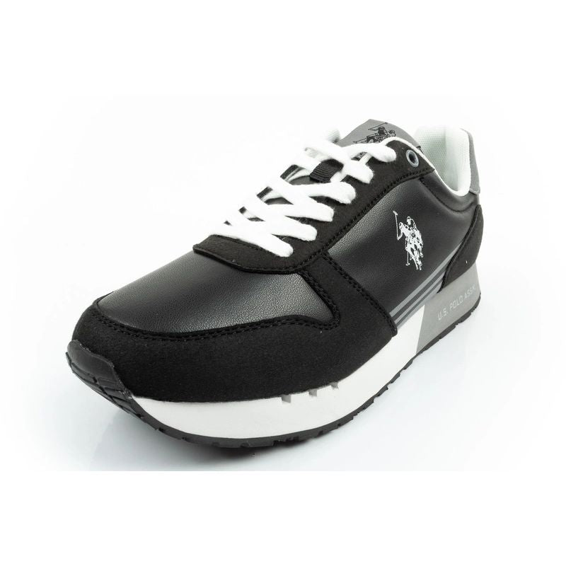 US Polo Assn sports shoes sneakers men's fashionable comfortable black