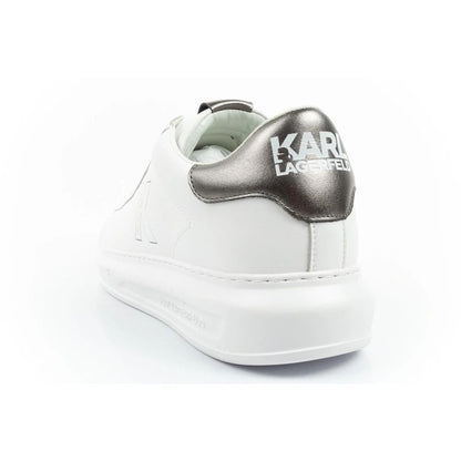 Karl Lagerfeld men's shoes sneakers Kapri natural leather white
