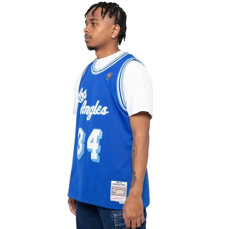 Mitchell & Ness NBA Swingman Los Angeles Lakers Shaquille O'Neal M T-shirt SMJYAC18013-LALROYA96SON