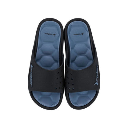 Rider shoes men's sports flip-flops Bay XIV Ad comfortable black slippers