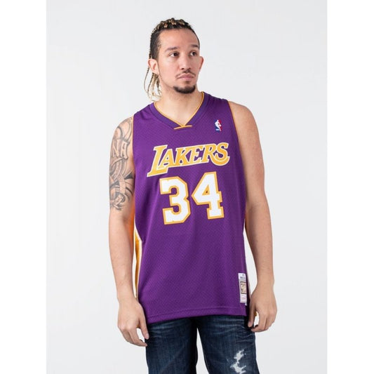 Mitchell & Ness Los Angeles Lakers NBA Swingman Jersey Lakers 99-00 Shaquille O`Neal SMJYGS18447-LALPURP99SON