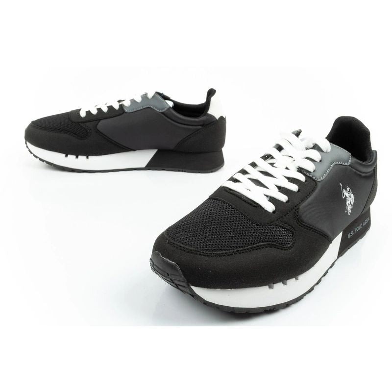 US Polo Assn sports shoes sneakers men's fashionable comfortable black