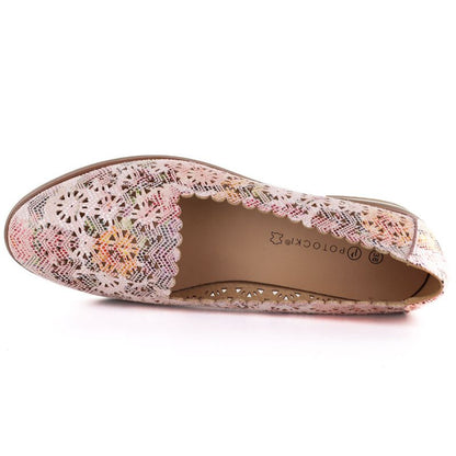 Women's openwork multicolor shoes Potocki 26-12320