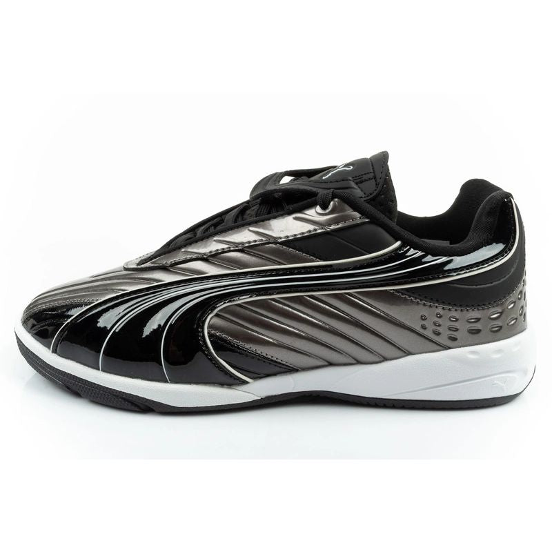 Puma sports shoes sneakers youth V-S2 Goalgetter fashionable silver
