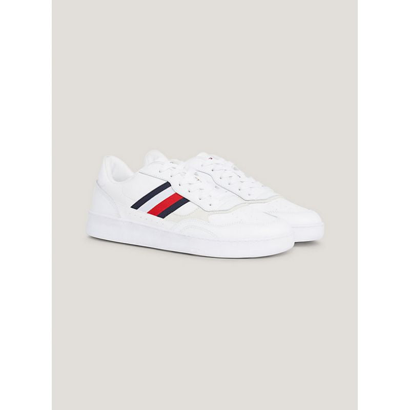 Tommy Hilfiger Court Cupsole Retro Lth Stripes M FM0FM04828YBS shoes