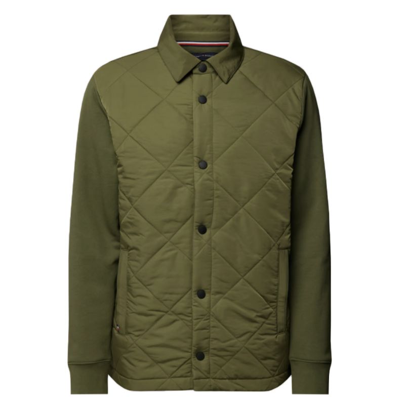 Tommy Hilfiger Mix Media Quilted Coach Jacket M MW0MW27894