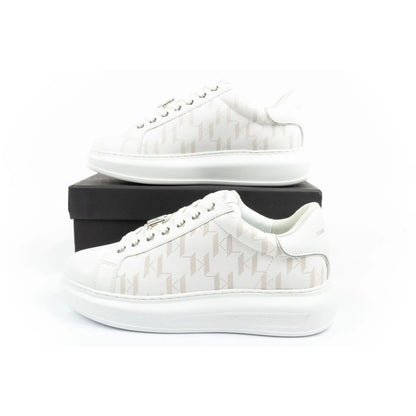 Karl Lagerfeld Kapri men's shoes sneakers natural leather white