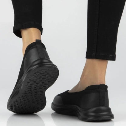 Black Filippo DP7599 textile platform shoes