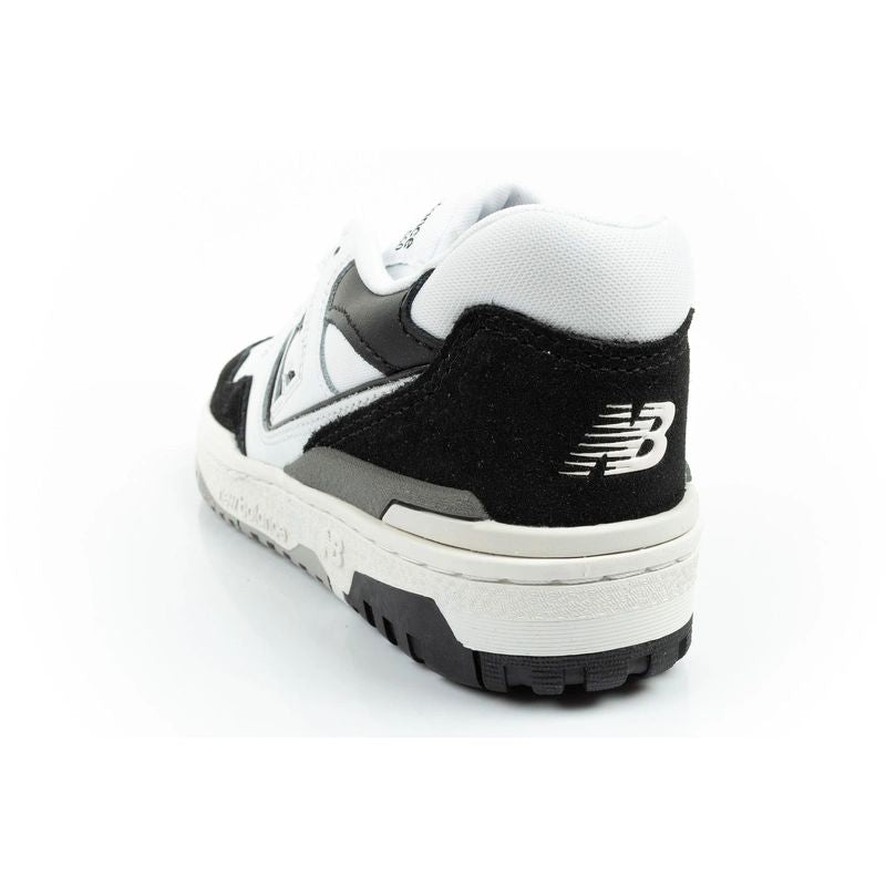 New Balance 550 youth sports shoes sneakers leather fashionable black white