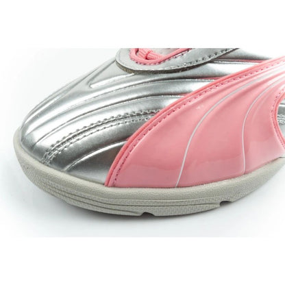 Puma sports shoes sneakers youth V-S2 Goalgetter fashionable silver