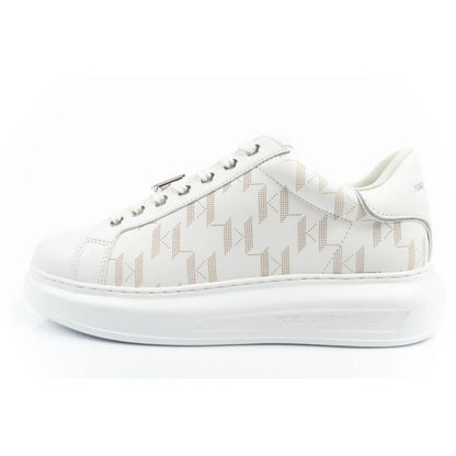 Karl Lagerfeld Kapri men's shoes sneakers natural leather white