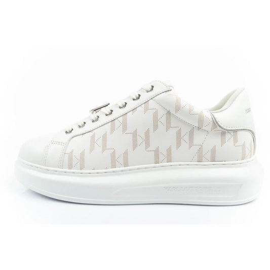 Karl Lagerfeld Kapri men's shoes sneakers natural leather white