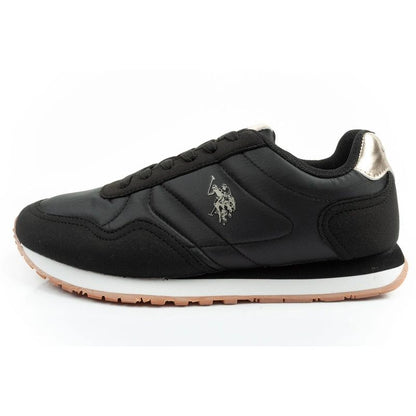 US Polo Assn sports shoes sneakers women's fashionable comfortable black