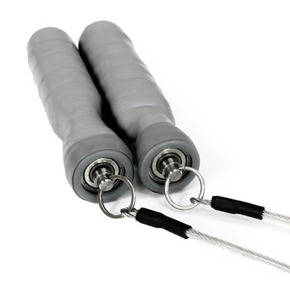Speed skipping rope with steel cable 138
